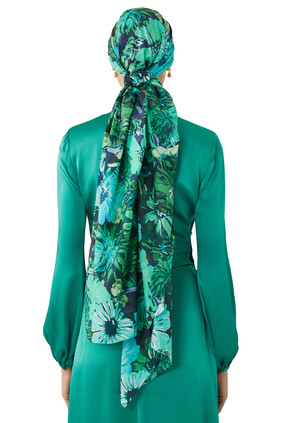 Middle East Exclusive Ramadan Floral-Print Scarf